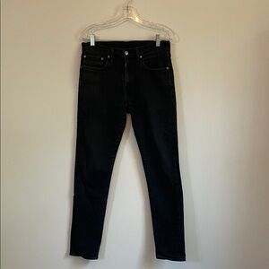 Levi's 512 Black Skinny Jeans W31 x L32